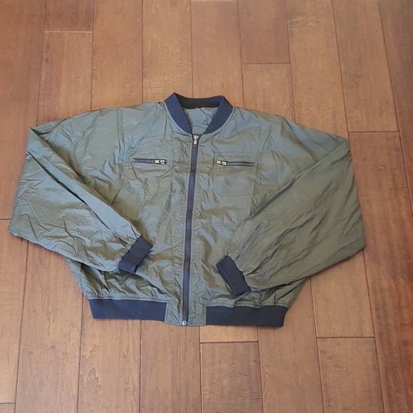 bobbi rocco Jackets & Blazers - Bobbi Rocco Green Bomber Jacket